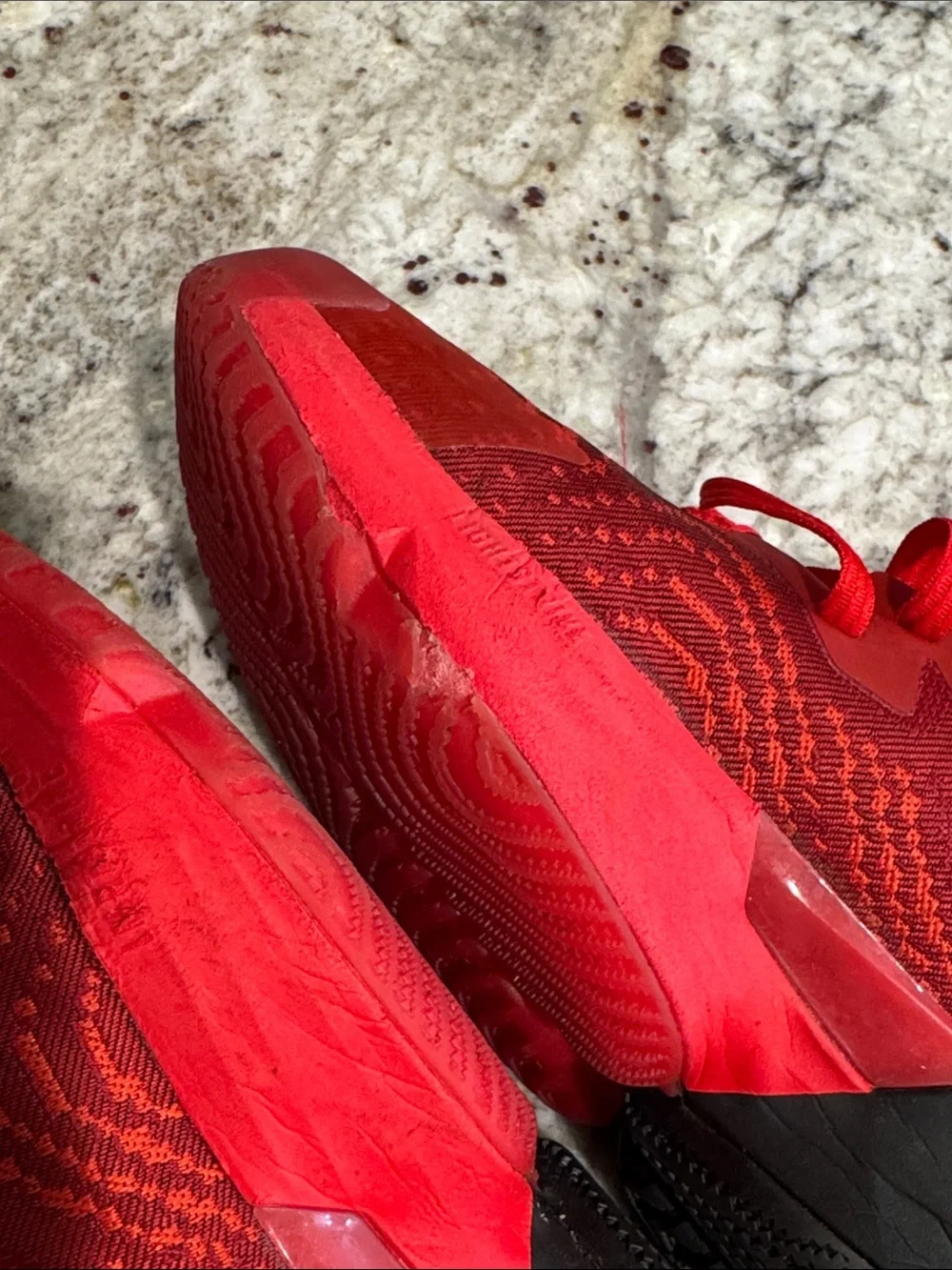 adidas D.O.N. Issue #4 Kids Red and Black Basketball Sneakers